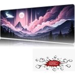 Urzuva Celestial Dawn 90X40 4mm Kalınlık Premium Gaming Oyuncu Mousepad, Anti Slip Xxl Mouse Pad - Çok Renkli