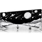 Urzuva Cosmis Solitude 70X30 3mm Kalınlık Premium Gaming Oyuncu Mousepad, Anti Slip Xxl Mouse Pad - Çok Renkli