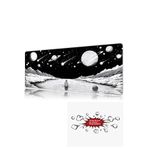 urzuva Cosmis Solitude 90x40 4MM Kalınlık Premium Gaming oyuncu mousepad, Anti Slip XXL mouse pad