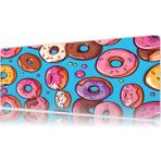 Urzuva Donutverse 70X30 3mm Kalınlık Premium Gaming Oyuncu Mousepad, Anti Slip Xxl Mouse Pad - Çok Renkli