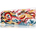 Urzuva Dragon’s Spring 70X30 3mm Kalınlık Premium Gaming Oyuncu Mousepad, Anti Slip Xxl Mouse Pad - Çok Renkli