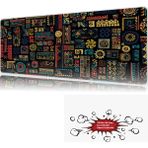 Urzuva Echoes Of The Ancients 90X40 4mm Kalınlık Premium Gaming Oyuncu Mousepad, Anti Slip Xxl Mouse Pad - Çok Renkli