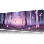 Urzuva Enchanted Dawn 70X30 3mm Kalınlık Premium Gaming Oyuncu Mousepad, Anti Slip Xxl Mouse Pad - Çok Renkli