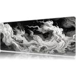 Urzuva Ethereal Smoke 70X30 3mm Kalınlık Premium Gaming Oyuncu Mousepad, Anti Slip Xxl Mouse Pad - Çok Renkli