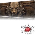 Urzuva Fenrir’s Wrath 90X40 4mm Kalınlık Premium Gaming Oyuncu Mousepad, Anti Slip Xxl Mouse Pad - Çok Renkli