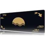 Urzuva Golden Stillness 70X30 3mm Kalınlık Premium Gaming Oyuncu Mousepad, Anti Slip Xxl Mouse Pad - Çok Renkli