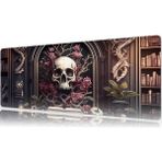 Urzuva Gothic Bloom 70X30 3mm Kalınlık Premium Gaming Oyuncu Mousepad, Anti Slip Xxl Mouse Pad - Çok Renkli