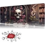 Urzuva Gothic Bloom 90X40 4mm Kalınlık Premium Gaming Oyuncu Mousepad, Anti Slip Xxl Mouse Pad - Çok Renkli
