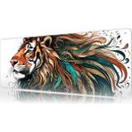 Urzuva Jungle Monarch 70X30 3mm Kalınlık Premium Gaming Oyuncu Mousepad, Anti Slip Xxl Mouse Pad - Çok Renkli