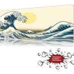 Urzuva Kanagawa 90X40 4mm Kalınlık Premium Gaming Oyuncu Mousepad, Anti Slip Xxl Mouse Pad - Çok Renkli