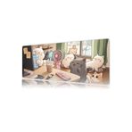 urzuva Lazy Afternoon 70X30 3MM Kalınlık Premium Gaming oyuncu mousepad, Anti Slip XXL mouse pad