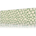Urzuva Mint Blossom 70X30 3mm Kalınlık Premium Gaming Oyuncu Mousepad, Anti Slip Xxl Mouse Pad - Çok Renkli