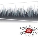 Urzuva Misty Forest 90X40 4mm Kalınlık Premium Gaming Oyuncu Mousepad, Anti Slip Xxl Mouse Pad - Çok Renkli