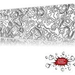 Urzuva Monochrome Lines 90X40 4mm Kalınlık Premium Gaming Oyuncu Mousepad, Anti Slip Xxl Mouse Pad - Çok Renkli