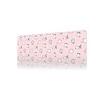 urzuva Pastel Paws 70X30 3MM Kalınlık Premium Gaming oyuncu mousepad, Anti Slip XXL mouse pad