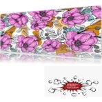 Urzuva Pink Energy 90X40 4mm Kalınlık Premium Gaming Oyuncu Mousepad, Anti Slip Xxl Mouse Pad - Çok Renkli