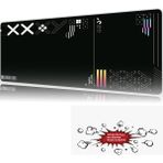 Urzuva Pixel Void 90X40 4mm Kalınlık Premium Gaming Oyuncu Mousepad, Anti Slip Xxl Mouse Pad - Çok Renkli