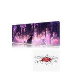 urzuva Potion Garden 90x40 4MM Kalınlık (TR'de ilk) Premium Gaming oyuncu mousepad, Anti Slip XXL mouse pad