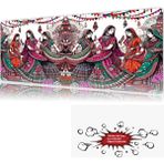 Urzuva Rhythmic Roots 90X40 4mm Kalınlık Premium Gaming Oyuncu Mousepad, Anti Slip Xxl Mouse Pad - Çok Renkli