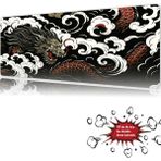 Urzuva Ryū No Kage 90X40 4mm Kalınlık Premium Gaming Oyuncu Mousepad, Anti Slip Xxl Mouse Pad - Çok Renkli