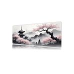 urzuva Sakura Serenity 70X30 3MM Kalınlık Premium Gaming oyuncu mousepad, Anti Slip XXL mouse pad