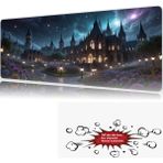 Urzuva Starlit Academy 90X40 4mm Kalınlık Premium Gaming Oyuncu Mousepad, Anti Slip Xxl Mouse Pad - Çok Renkli