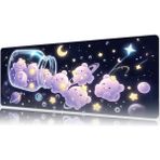 Urzuva Starry Bears 70X30 3mm Kalınlık Premium Gaming Oyuncu Mousepad, Anti Slip Xxl Mouse Pad - Çok Renkli