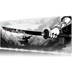 Urzuva Steel Of The Dragon 2 70X30 3mm Kalınlık Premium Gaming Oyuncu Mousepad, Anti Slip Xxl Mouse Pad - Çok Renkli