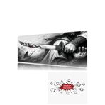 urzuva Steel of the Dragon 90x40 4MM Kalınlık Premium Gaming oyuncu mousepad, Anti Slip XXL mouse pad