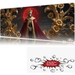 Urzuva The Crimson Monarch 90X40 4mm Kalınlık Premium Gaming Oyuncu Mousepad, Anti Slip Xxl Mouse Pad - Çok Renkli
