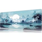 Urzuva The Silent Pavilion 70X30 3mm Kalınlık Premium Gaming Oyuncu Mousepad, Anti Slip Xxl Mouse Pad - Çok Renkli