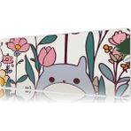 Urzuva Totoro Garden 70X30 3mm Kalınlık Premium Gaming Oyuncu Mousepad, Anti Slip Xxl Mouse Pad - Çok Renkli