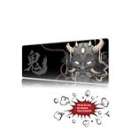urzuva Void Oni Gray 90x40 4MM Kalınlık (TR'de ilk) Premium Gaming oyuncu mousepad, Anti Slip XXL mouse pad