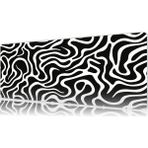 Urzuva Zebra Desen 70X30 3mm Kalınlık Premium Gaming Oyuncu Mousepad, Anti Slip Xxl Mouse Pad - Çok Renkli