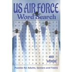 US Air Force inspired/themed word search book.: Book is 6 X 9 inches, 110 pages with 55 Puzzles and 495 words with mostly easy to read print. Each ... vertically, diagonally, forward, or backward.