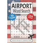 US Airport Word Search Puzzle Book: USA Edition Airport Code Word Searches with Easy to Read Print featuring 3 Letter and 4 Letter Codes | 6x9 inches, ... and Free Times (Airport Codes Series)