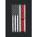 US Flag Patriotism OP Operations Manager: Notebook DIN A4 COLUMN 120 Pages - 8.27" x 11.69" ( 21 x 29.7cm)|Operations Manager Notebook|Operations Manager Planner| Notebook for Operations Managers