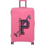 Us Polo Assn 24067 24068 24076 Polipropilen Büyük Boy Valiz - Pembe