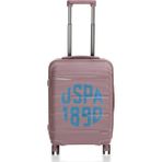 Us Polo Assn 24069 24070 24071 Polipropilen Orta Boy Valiz - tekli - Mürdüm