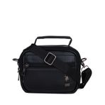 Us Polo Assn PLEVR8417 Siyah Metal Logolu Çapraz Askılı Çanta