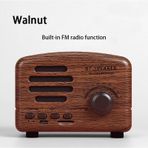 Usams Duoduo Retro Kahverengi Mini Taşınabilir Bluetooth Hoparlör