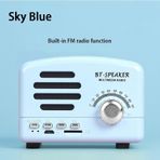 Usams Duoduo Retro Mavi Mini Taşınabilir Bluetooth Hoparlör