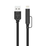 Usams U-Trans 2 in 1 Apple Lightning Data ve Hızlı Şarj Kablosu