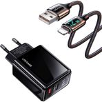 Usams Us-Cc133 20 W Şarj Başlığı+Us-Sj543 12 W Lightning Çipli Apple Hızlı Şarj Kiti
