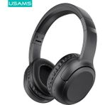 USAMS YG23 Bluetooth 5.3 Kulak Üstü Kablosuz Kulaklık - Ipx5 , LED Pil Göstergeli - Siyah