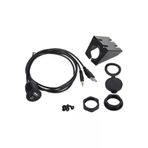 Usb 2.0 - 3.5Mm Aux Uzatma Kablo Ve Montaj Aparatı Usb Aux Panel Tipi Araba Motosiklet Tekne