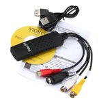 USB 2.0 Adaptörü TV Video Ses VHS DVD Dönüştürücü Yakalama Kartı Easycap Adaptörü Kiti
