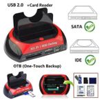 Usb 2.0 Harddisk Docking - Kart Okuyucu - Hdd Klonlama Ide Sata Kopyalama