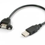 Usb 2.0 Panel Tipi Vidalı Uzatma Kablosu 50 Cm