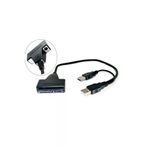 Usb 2.0 Sata 2.5/3.5 Inç Ssd Hdd Adaptör Destekli Sata Usb Çevirici Kablo 22 Pin Sata